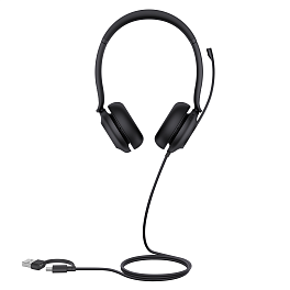 Yealink UH35 Dual UC USB-C/A, проводная USB гарнитура